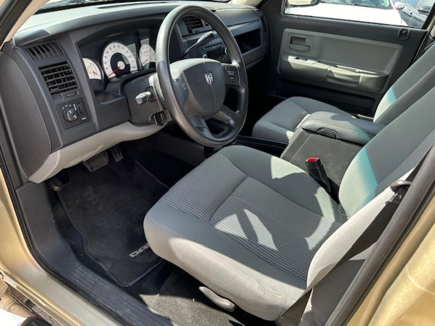 2011 /BEIGE Dodge Dakota SLT (1D7RW3GK3BS) with an 3.7 V6 engine, Automatic transmission, located at 3200 1st Avenue North, Billings, MT, 59101, (406) 245-9055, 45.779270, -108.510742 - Very Nice 4 Door Pickup with A Ton of Options! Power Windows, Power Door Locks, Remote Key Entry, Rugged Terrain Tires, Tilt Steering Column, Cruise Control, 4X4, Running Boards, Tonneau Cover, Towing, Custom Bumper Guard and Only 79,000 Miles. CarFax Dealer Auto Brokers of Montana/AA&A Auto Ren - Photo#5